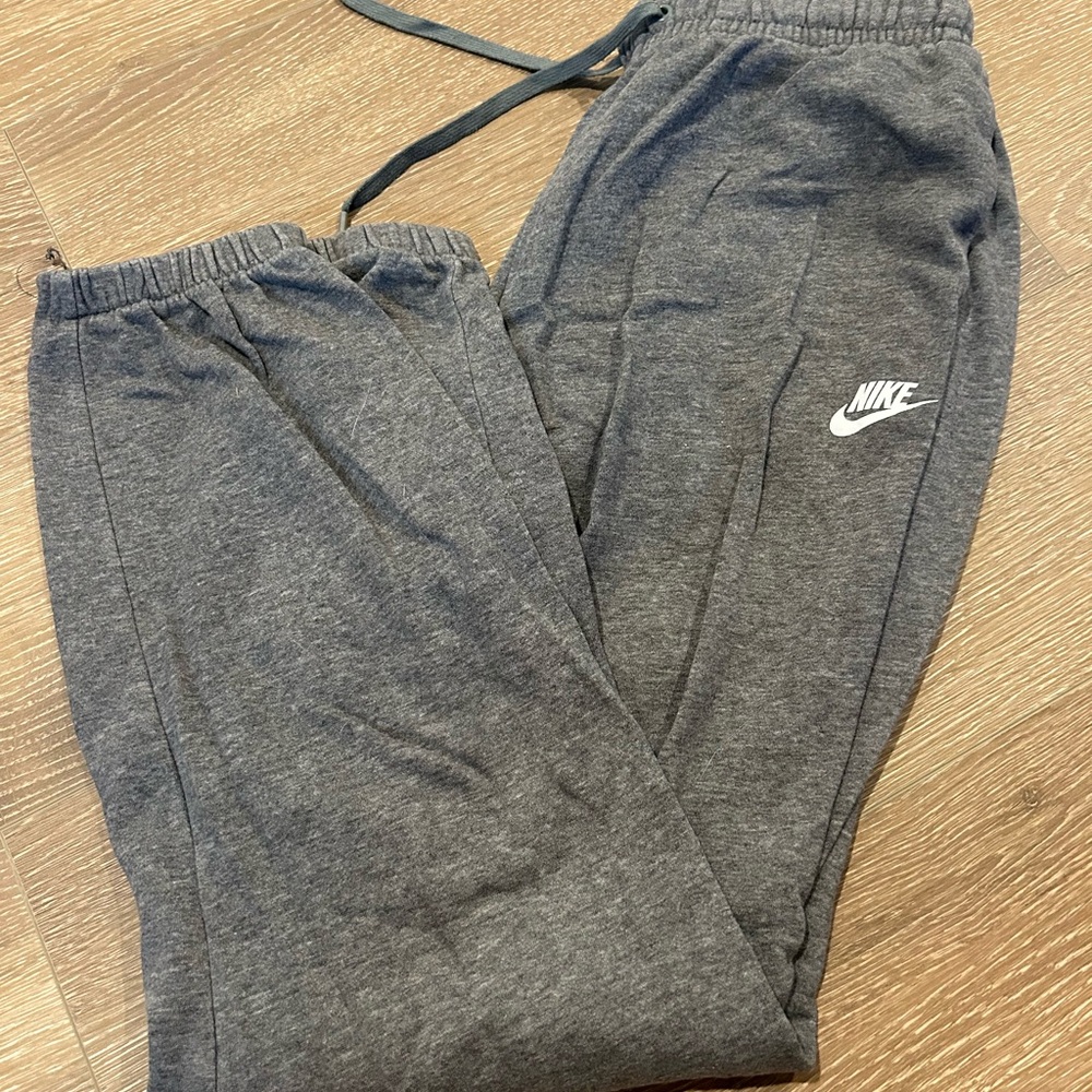 Gray Nike joggers